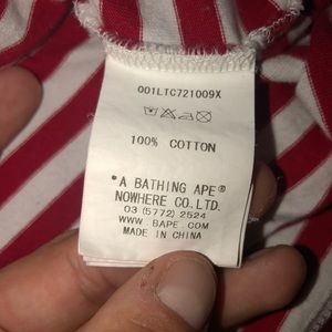 Bape collab with Dover street market